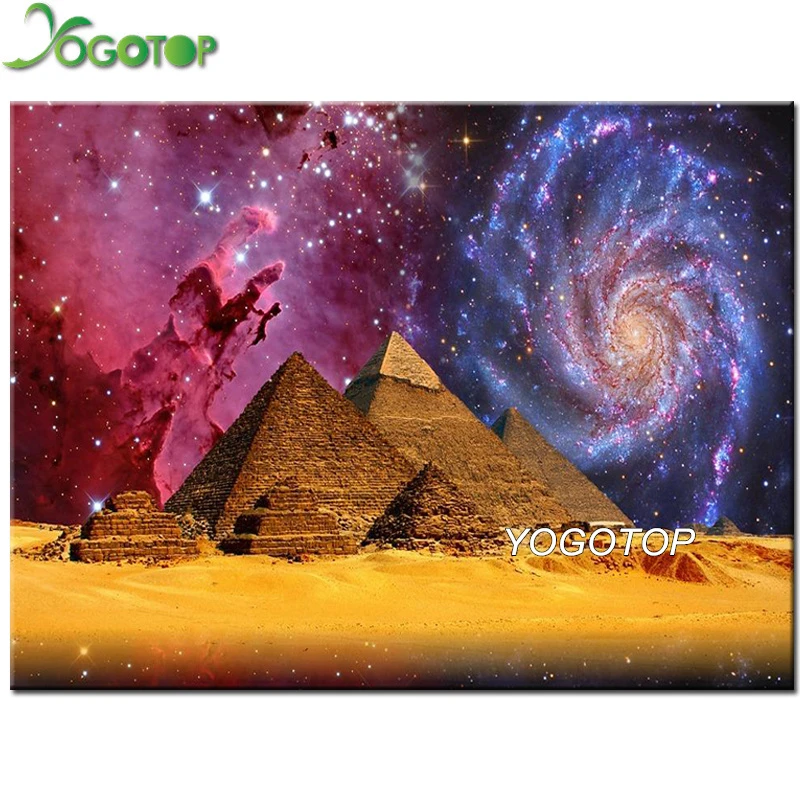 Yogotop Diy Elmas Boyama Misir Piramitleri Tam Matkap Nakis Satis Mozaik Rhinestones Misir Duvar Sanati Gokyuzu Gorunumu Yy1015 Diamond Painting Cross Stitch Aliexpress