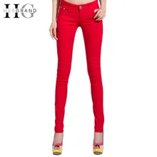 HEE GRAND font b Women s b font Candy Pants 2017 Pencil font b Jeans b