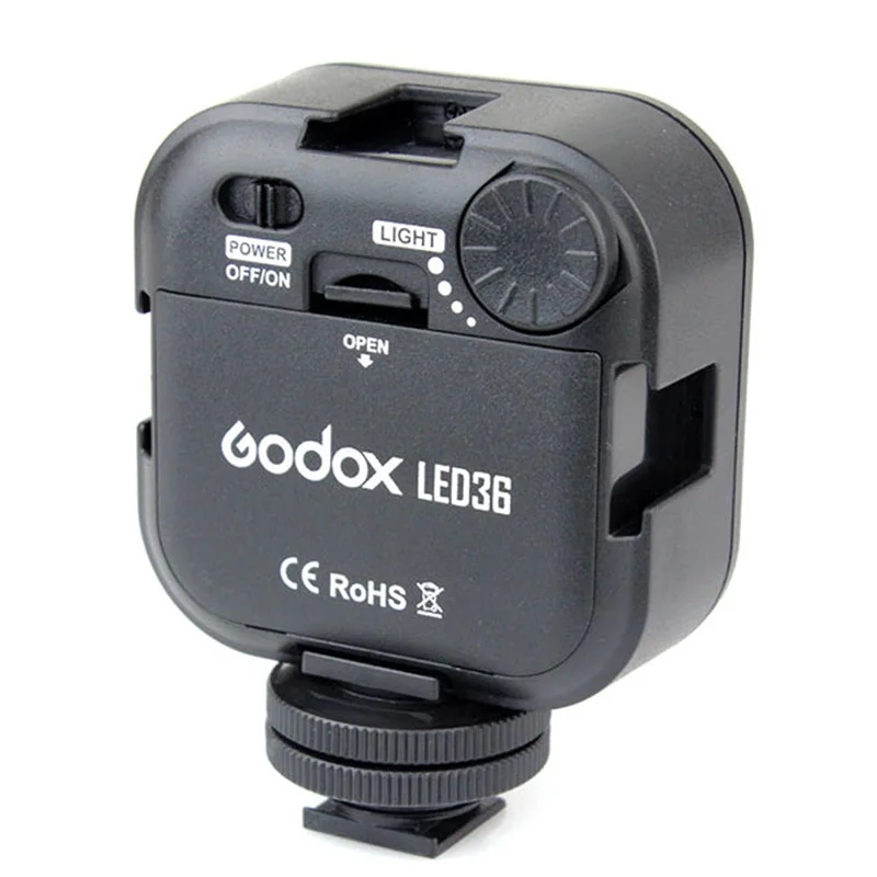 Godox LED Video Light 36 лампа для фотосъемки наружное фото освещение Nikon Canon Sony цифровая