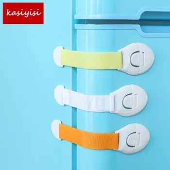 

5Pcs/lot Multi Function Safety Drawer Lock Security Refrigerator Lock Plastic Toilet Lock Cabinet Lock Door Locker