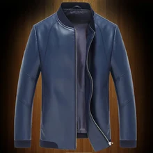 Autos Biker Men Leather Jackets Imported Plus Size 3XL Slim Fit Mens Male Leather Jackets and Coats Outwear Winter Spring C286