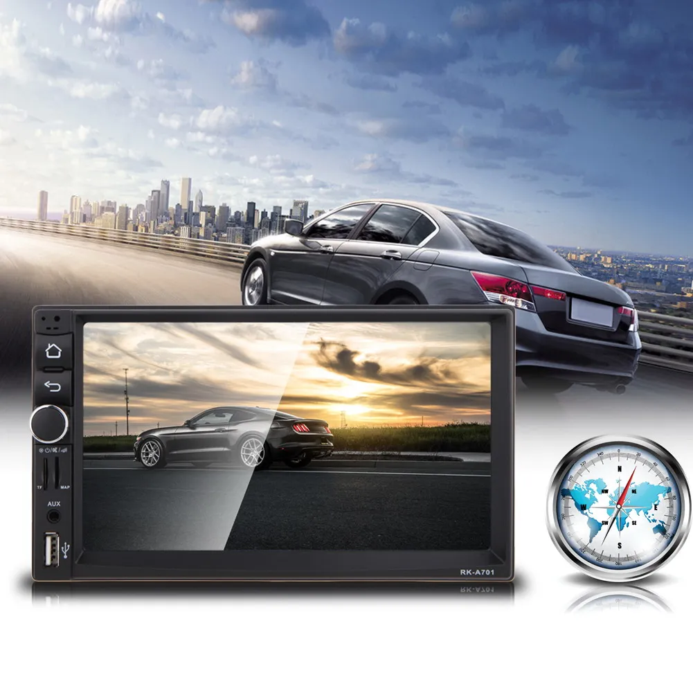  7inch Touch Screen 2 din CAR Multimedia MP5 Player Auto Stereo Radio FM Transmitter Quad Core Android 4.4 GPS Bluetooth Wifi 