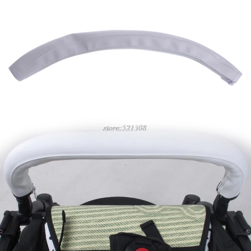 

Baby Pram Stroller Handle Bar Leather Protective Grip Case Armrest Cover Generic