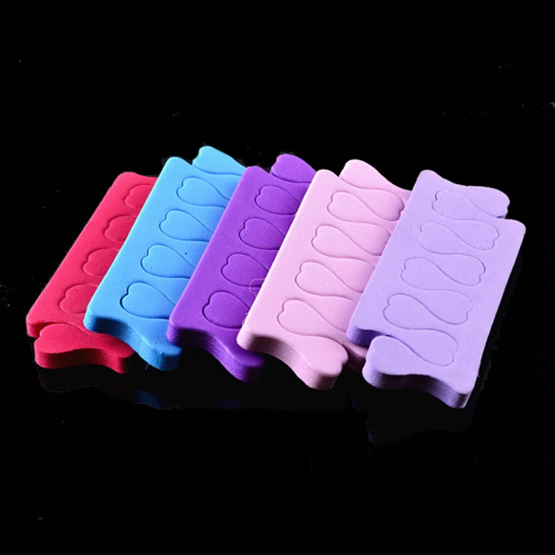 

100pcs(50 pair)Nail Art Toes Separators Foot Finger Separator Soft Foam EVA Gel UV Beauty Tools Polish Care Manicure Pedicure