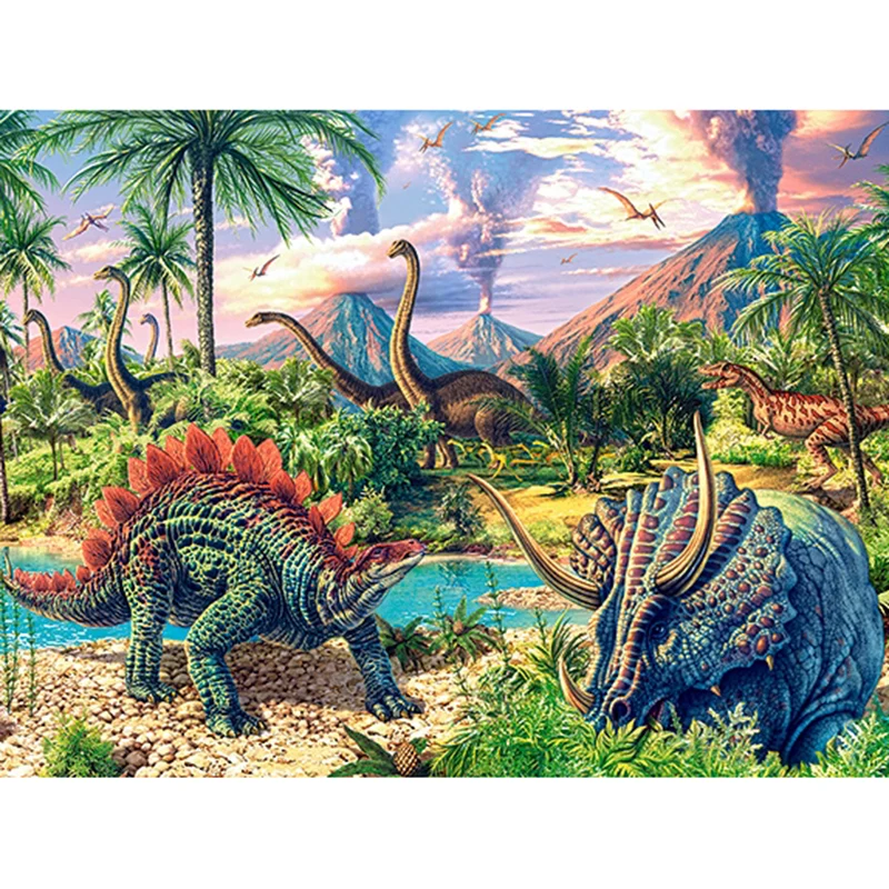 Zhui-Star-5D-DIY-Full-Square-drill-Painting-Cross-Stitch-Cartoon-dinosaur-Rhinestone-Embroidery-Diamond-Mosaic