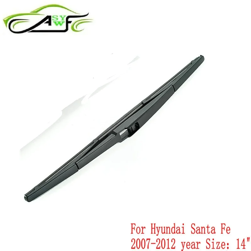 Free Shipping Car rear wiper blades For Hyundai Santa Fe (2007 2012