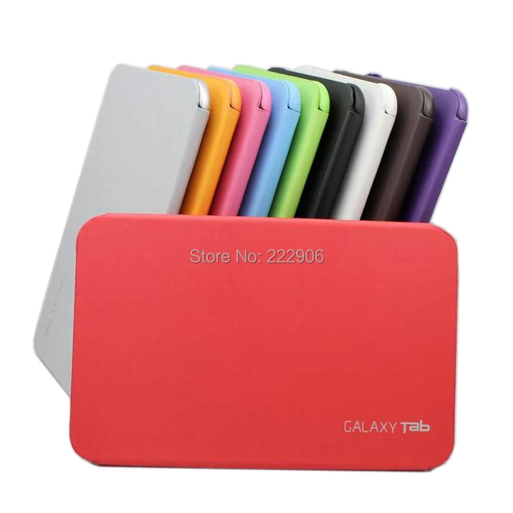 

HOT PU Leather Stand Case Cover For Samsung Galaxy Tab 2 7.0 P3100 P3113 P3110 7 inch tablet case screen protector+stylus