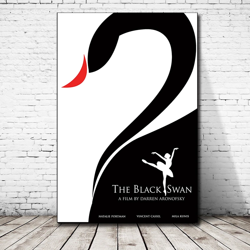 

Black Swan Movie HD Canvas Paintings For Living Room Decoration Modern Wall Art Oil Painting Poster Home Decor