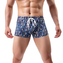 Новые мужские плавки с принтом, сексуальное пляжное нижнее белье для бассейна, серфинга, военные бордшорты, Прямая поставка#0410