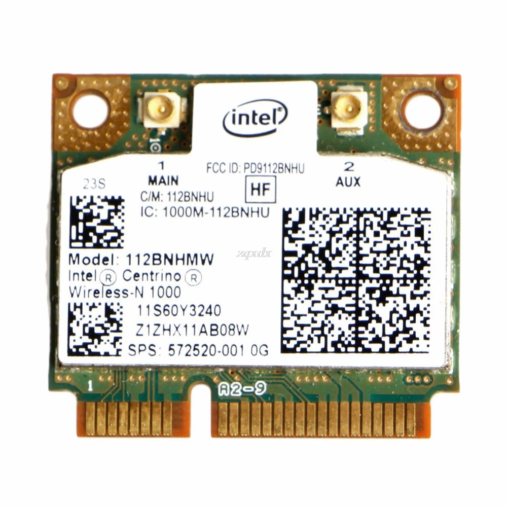 Intel mediino wireless-N 1000 802,11 b/g/n 112BNHMW половина PCI-E Mini Wifi карта Прямая поставка