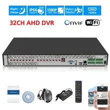 TOPROHOIME H.265 CCTV AHD 32Ch hdmi 1080p DVR рекордер 32ch 1080P NVR onvif для ip-камеры HDMI P2P Phone View DVR