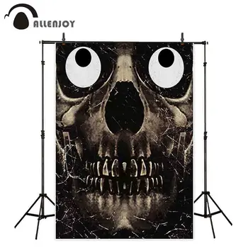Allenjoy ビニール写真スタジオの背景蒋介石ムン雪ハロウィン古代背景 fotografia 写真紙 photocall