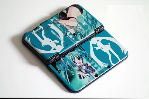 Матовая защитная накладка Защитный чехол Корпус оболочка для kingd New 3DS LL/New 3DS XL для MHXX/Kumamon/Pocket Monsters - Цвет: For Hatsune Miku Cas