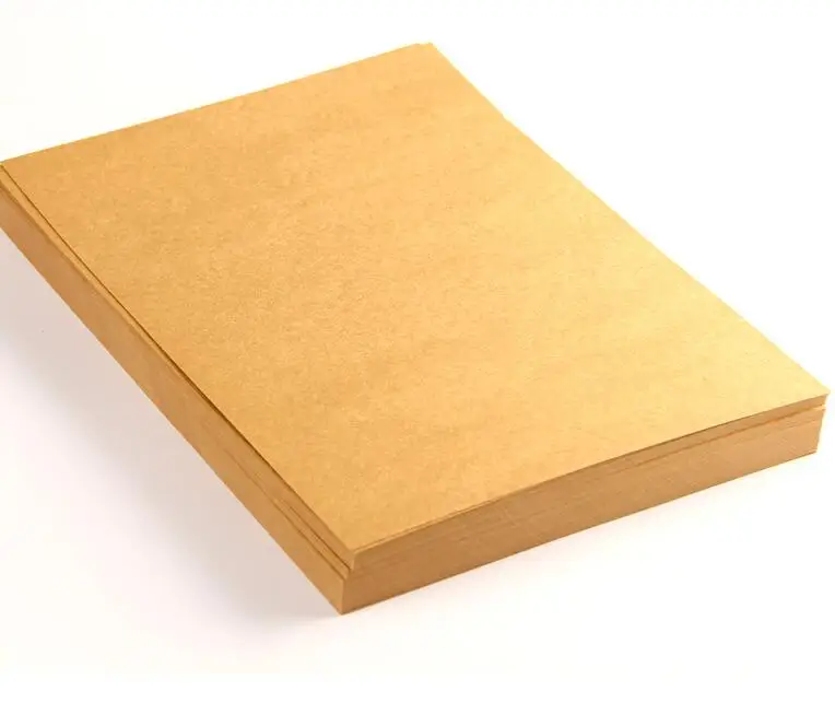 100 200Sheets A5 коричневая крафт бумага сделай сам для изготовления карт 250gsm 300gsm 400gsm