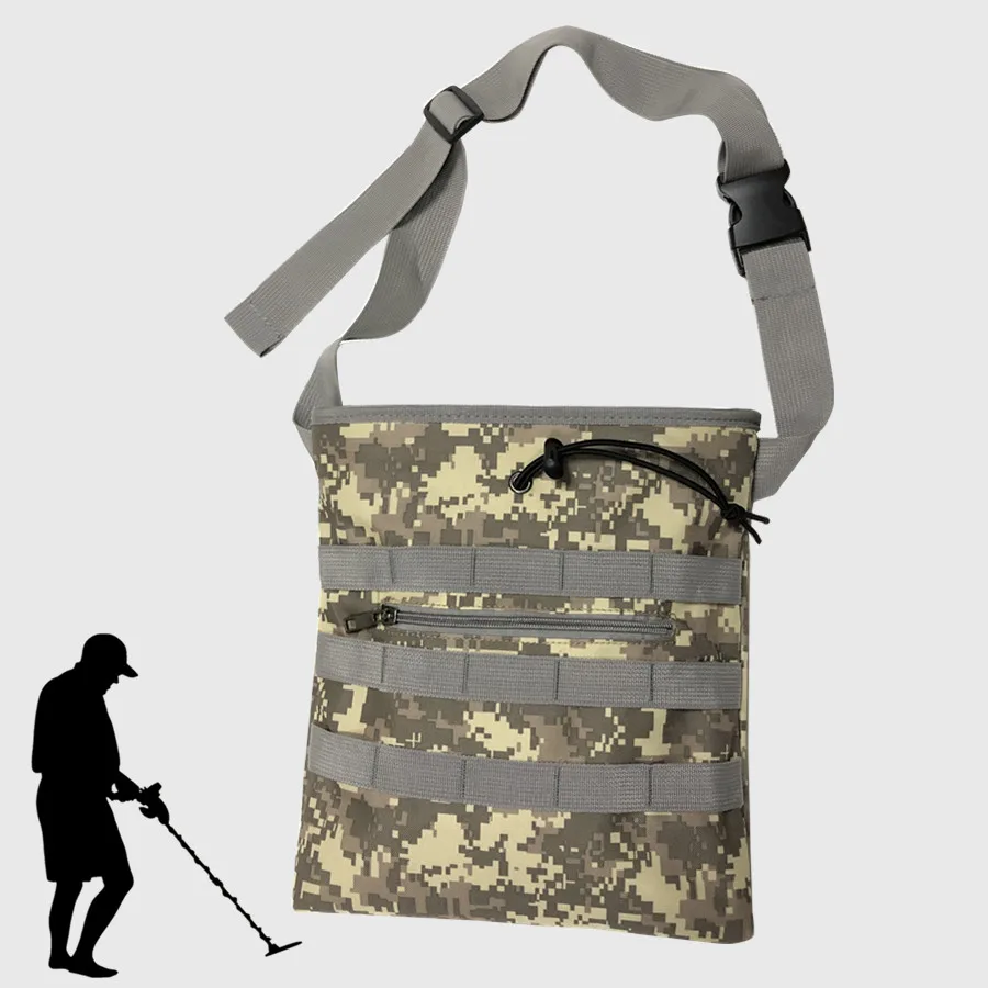 

Digger's Pouch Camo Metal Detector Waist Bag Digger Pouch for Metal Detecting and Treasure Hunting