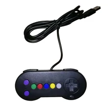 10 шт. игровой контроллер для S-F-C/S-N-E-S Классический игровой коврик частный режим черный высокого качества