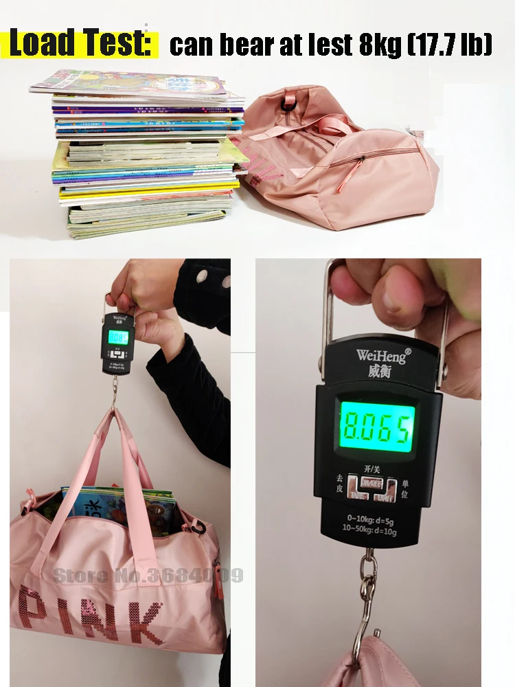 2018 Cheap Sequins Black Gym Bag Women Shoe Compartment Waterproof Sport Bags for Fitness Training Yoga Bolsa Sac De Sport