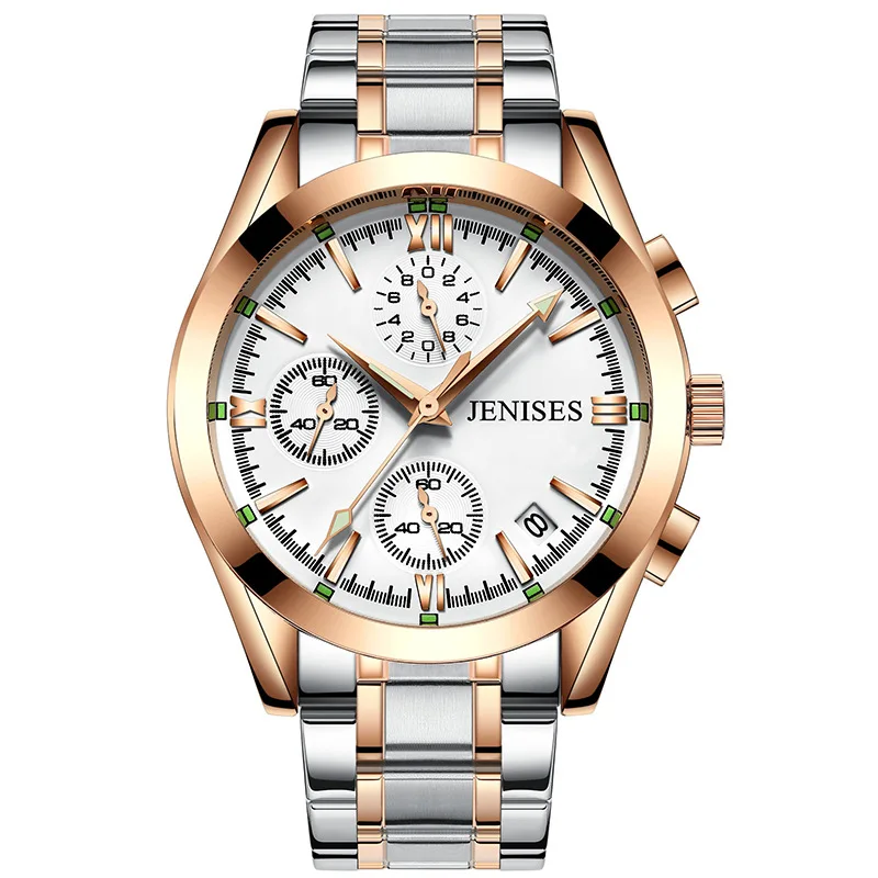 

Top Luxury Brand Steel Men Watch Quartz Clock Mens Watches Sports Chronograph Waterproof Fashion Watch Relogio Masculino 2018