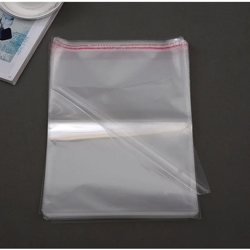 

100pcs/lot Transparent Self Sealing Plastic Bags Gift Packaging Self Adhesive Resealable Cellophane Poly OPP Bag Plastic Baggie