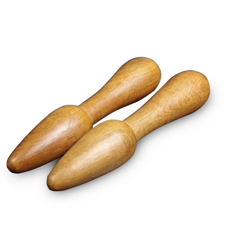 1pc New Thyine Calabash Shape Acupoint Sole Press Massager Cone Lymphatic Organ Acupoint Massage Bar Health Care Beauty Roller