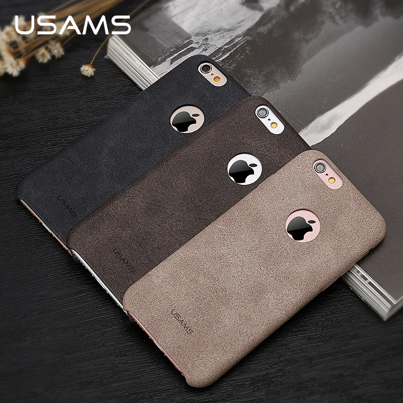  For iphone 6 Case Cover USAMS Bob Series Leather Case Luxury Soft 4.7 Inch Phone cases for iphone 6s case 