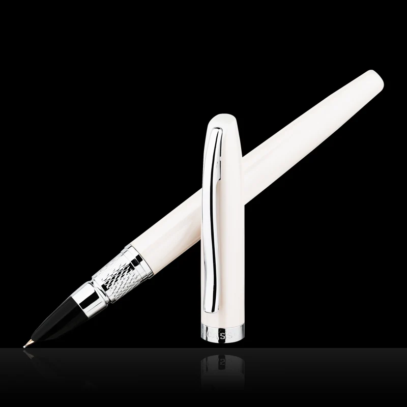 

Бесплатная доставка, роскошный зажим Picasso Pimio 83 из чистого черного и серебряного цветов, 8K, с резьбой 0,38 мм для подарка