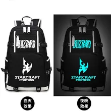 StarCraft, Сумка с принтом в виде игры, школьные рюкзаки, светящийся в темноте светильник для девочек-подростков, студентов, сумки для ноутбуков