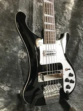 In stock Ricken-bucker electric bass guitar black color 4001 style
