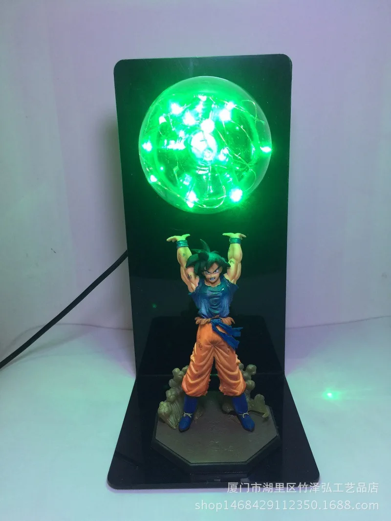 Dragon Ball Goku силовые бомбы ночник Креативный светодиодный настольный светильник для спальни кабинет Декор новинка подарок для детей игрушки Фигурки подарок - Цвет: D