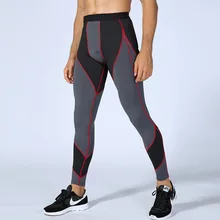 Мужские компрессионные штаны, спортивные штаны, эластичные быстросохнущие леггинсы, колготки для бега, бега, фитнеса, тренажерного зала, тренировочные штаны, брюки