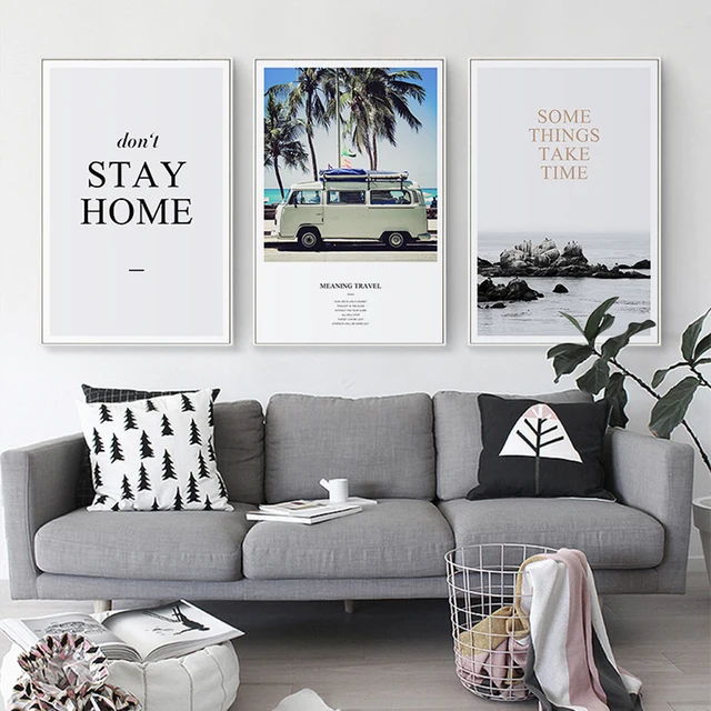 Scandinavian Wall Art Canvas Painting Travel Landscape Nordic Posters