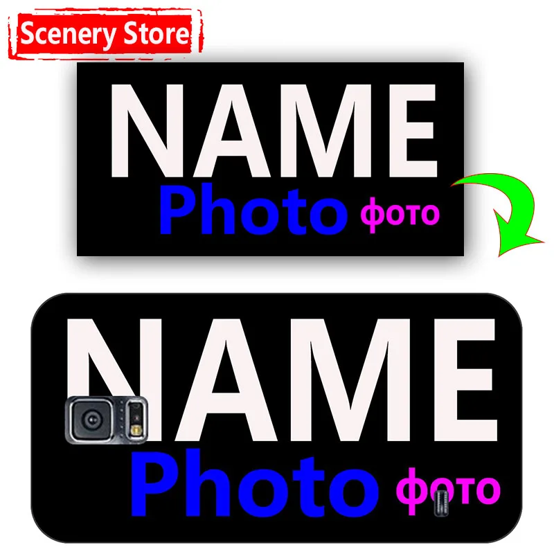 Customized DIY Photo LOGO Name Picture Case Cover For Samsung Galaxy S5 S 5 SM-G900F S5Neo Neo SM-G903F 5.1&quot Custom Cases | Мобильные