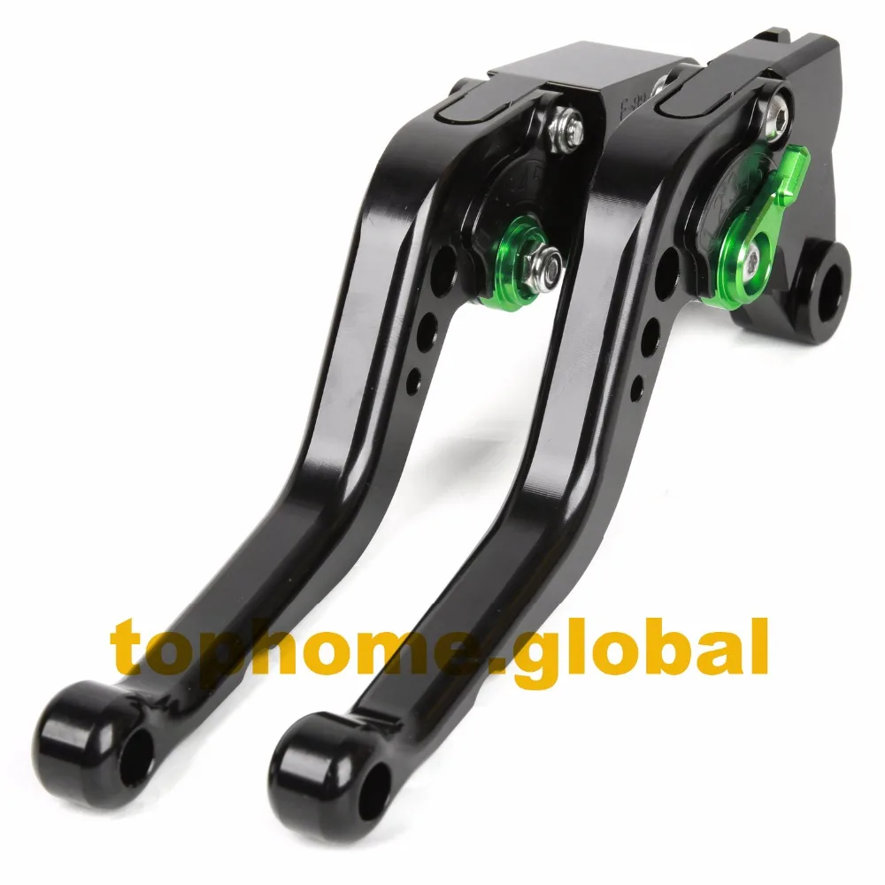 Для Kawasaki Ninja ZX-6 / ZZR600 1990 - 2004 короткие рычаги тормоза сцепления CNC ZX6 BK/GN 91 92 93 94 95 1996 97
