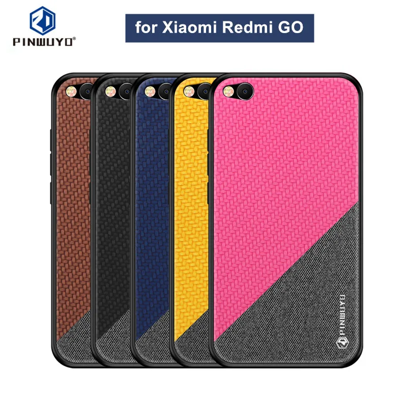 PINWUYO For Xiaomi Redmi GO Case 5.0 inch TPU + PC Back Cover for Business Shell Phone |