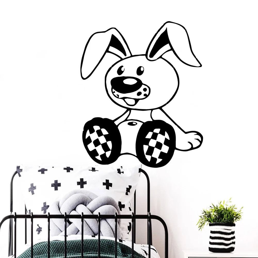 

Drop Shipping Rabbit Wall Sticker Pvc Wall Stickers Wall Art Wall Paper Decor Living Room Bedroom Removable Sticker Mural