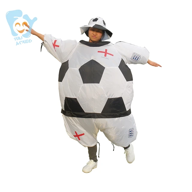 halloween costume men cosplay inflatable soccer football costumes adult fancy dress world cup national soccer team