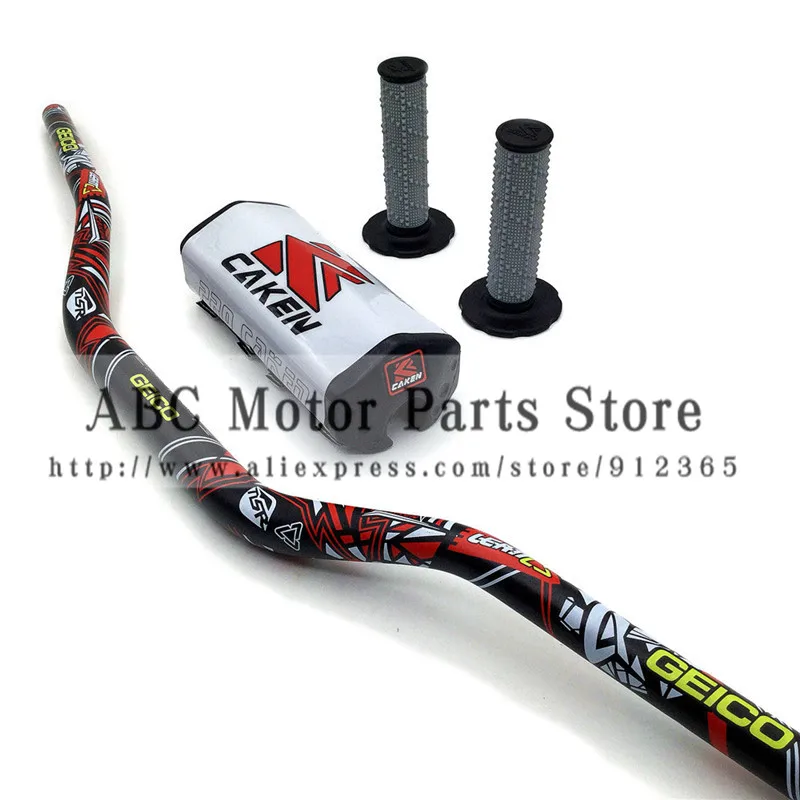 Buy Handlebar with Caken Pads Handle Grips Motorcycle