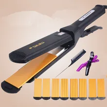 100 В-240 В электрические щипцы для завивки волос керамическая укладка Professional щипцы для завивки волос прибор для завивки волос выпрямитель в том числе 4 щипцы для завивки волос