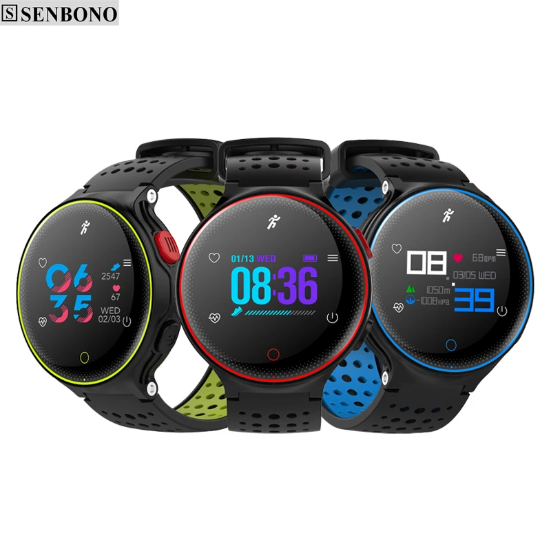 

SENBONO X2 Plus Smart Watch IP68 Waterproof Swimming Heart Rate Blood Pressure Sleep Monitor Wristwatch For Android IOS