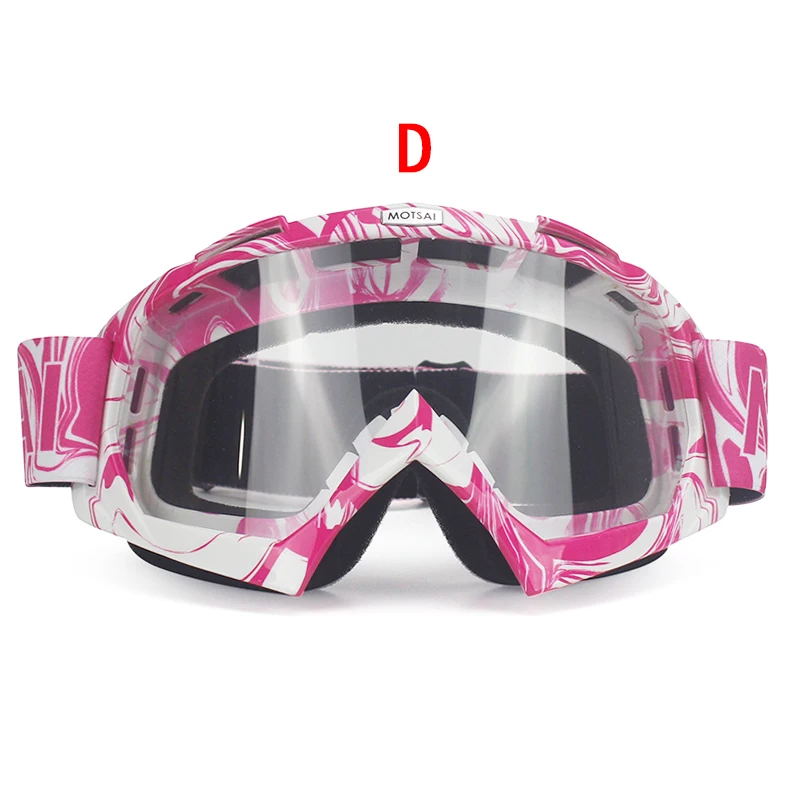 MOTSAI защитные шестерни очки ATV мотоциклетные очки для мотокросса внедорожные грязевые гоночные очки Oculos универсальная маска для лица - Цвет: D2