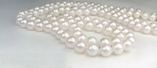 

2row 6-6.5mm white AAA+ pearls necklace(4 different length can choose)