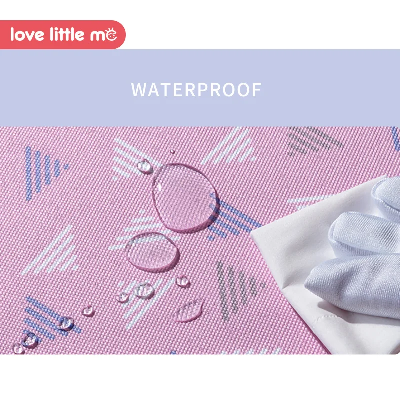 Переносная сумка для детских подгузников Love Little Me водонепроницаемая из влажной