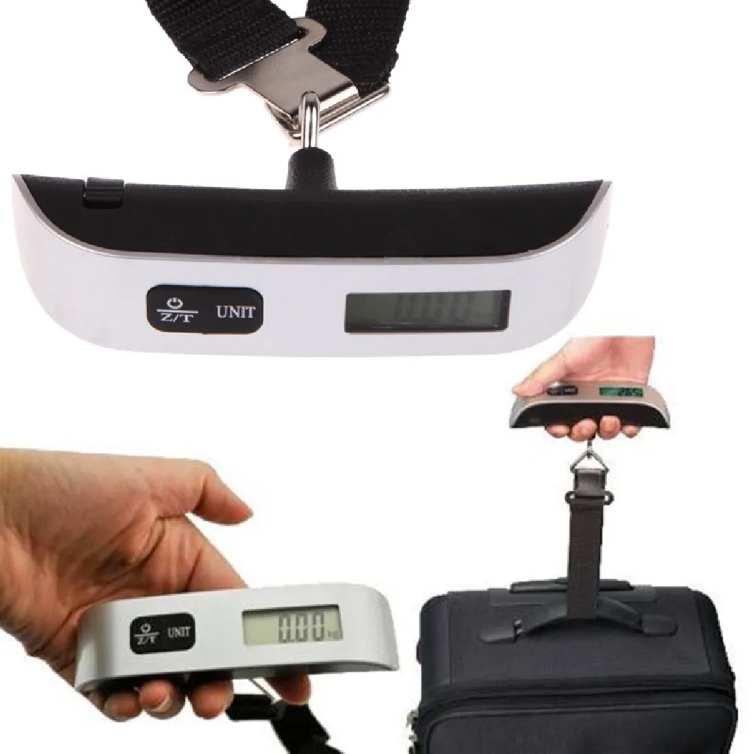 Digital Weighing Hook Scale 1pc Luggage Electronic Scale 50kg Capacity Hanging Device Household