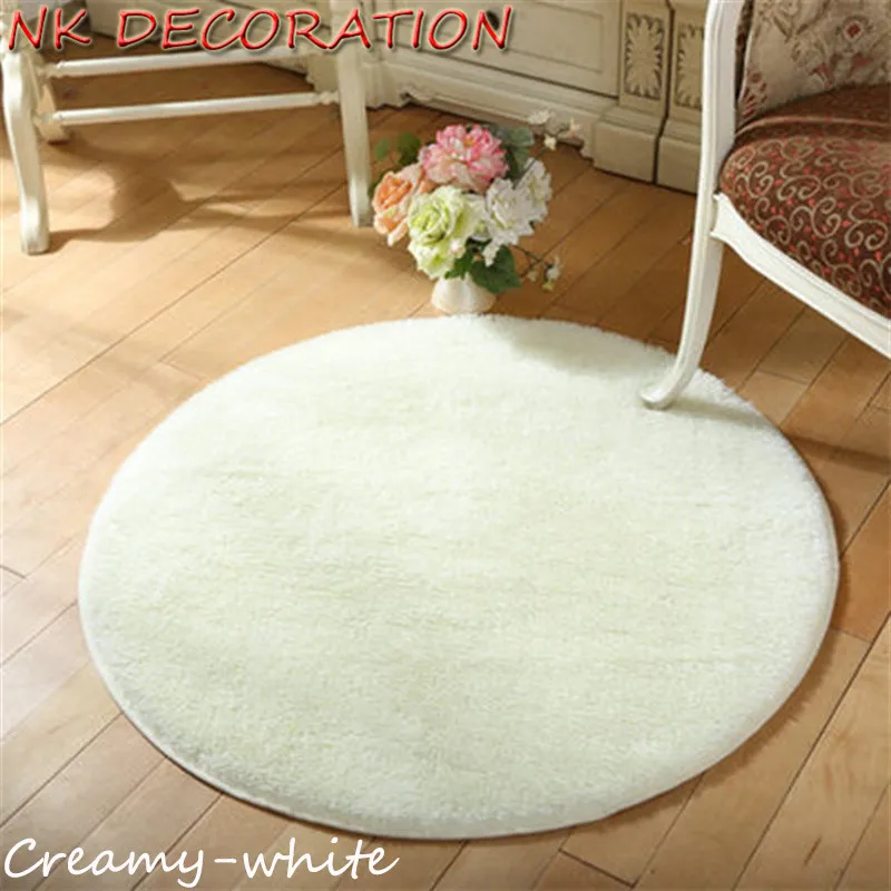 Купить Белый Круглый Ковер