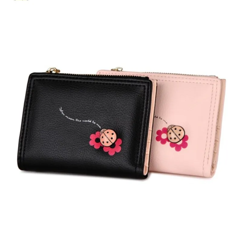 Women's Wallet Mini Purse Short women bag Zipper Coin Purses Card slots Card Holders small bag Lady Clutch Wallet Girl gifts
