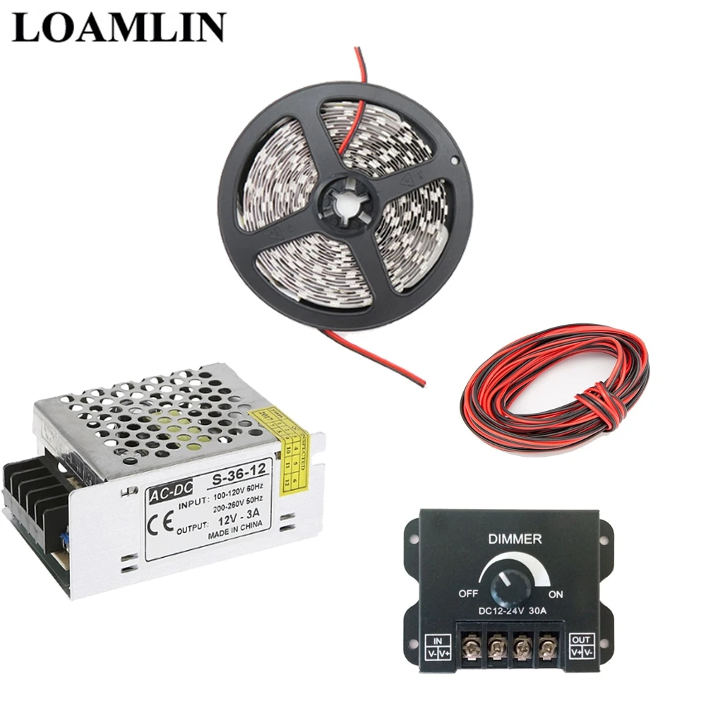 Светодиодная лента 5 м 10 15 20 50 50SMD белый/теплый белый/синий/красный