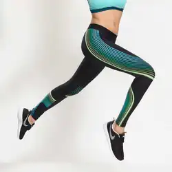 Высокая Талия QUICK-DRY спортивные Для женщин Фитнес тренировки Леггинсы Бодибилдинг Gymming работает брюки осуществлять yogaing Костюмы одежда