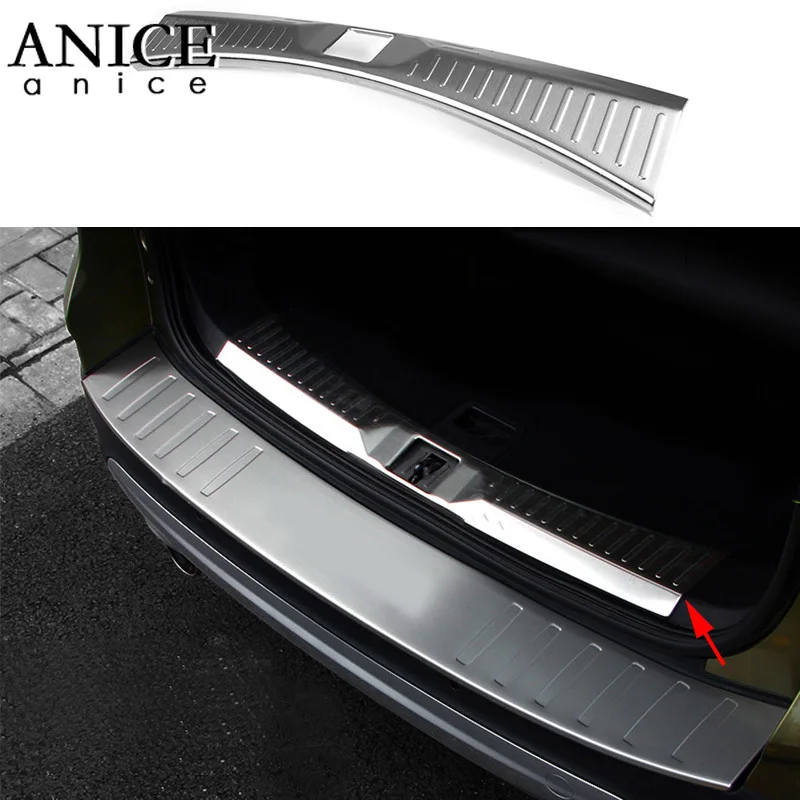 stainless steel REAR INSIDE TRUNK BOOT BUMPER GUARD COVER fit FOR FORD