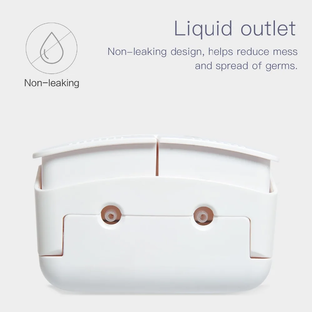 Wall Mounted Double Liquid Soap Dispenser Big Capacity Hand pressing Shower Body Lotion Shampoo manual soap dispenser  550ml*2