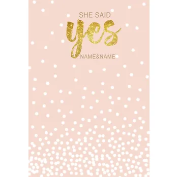 

Laeacco Baby Shower She Said Yes Light Bokeh Party Decor Photography Backdrop Photographic Background Photocall For Photo Studio